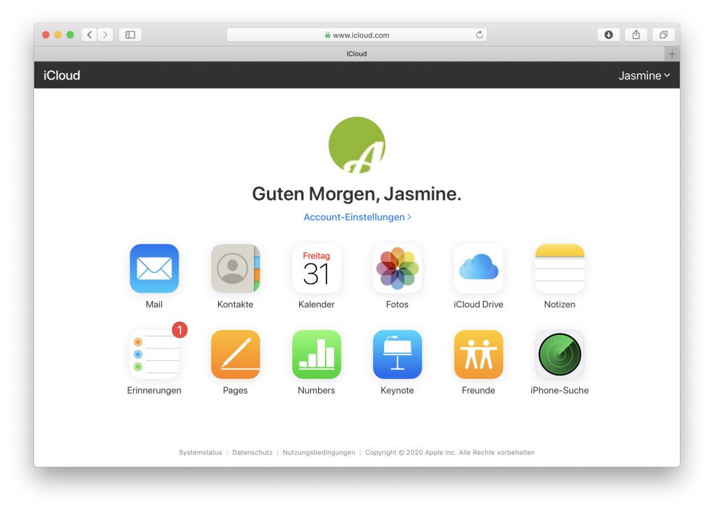 iCloud einrichten und verwenden 7