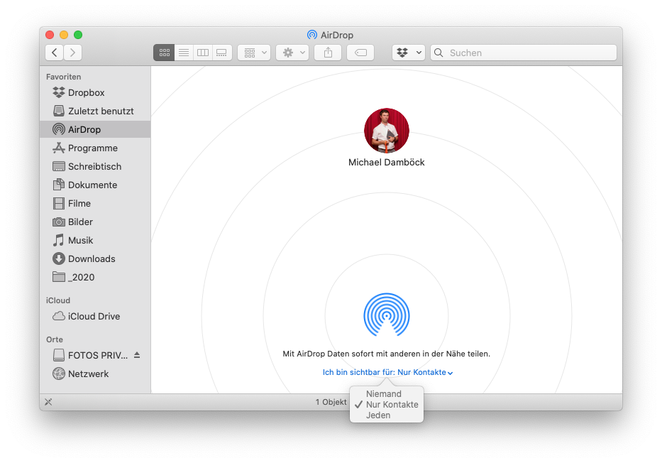 Airdrop aktivieren mac