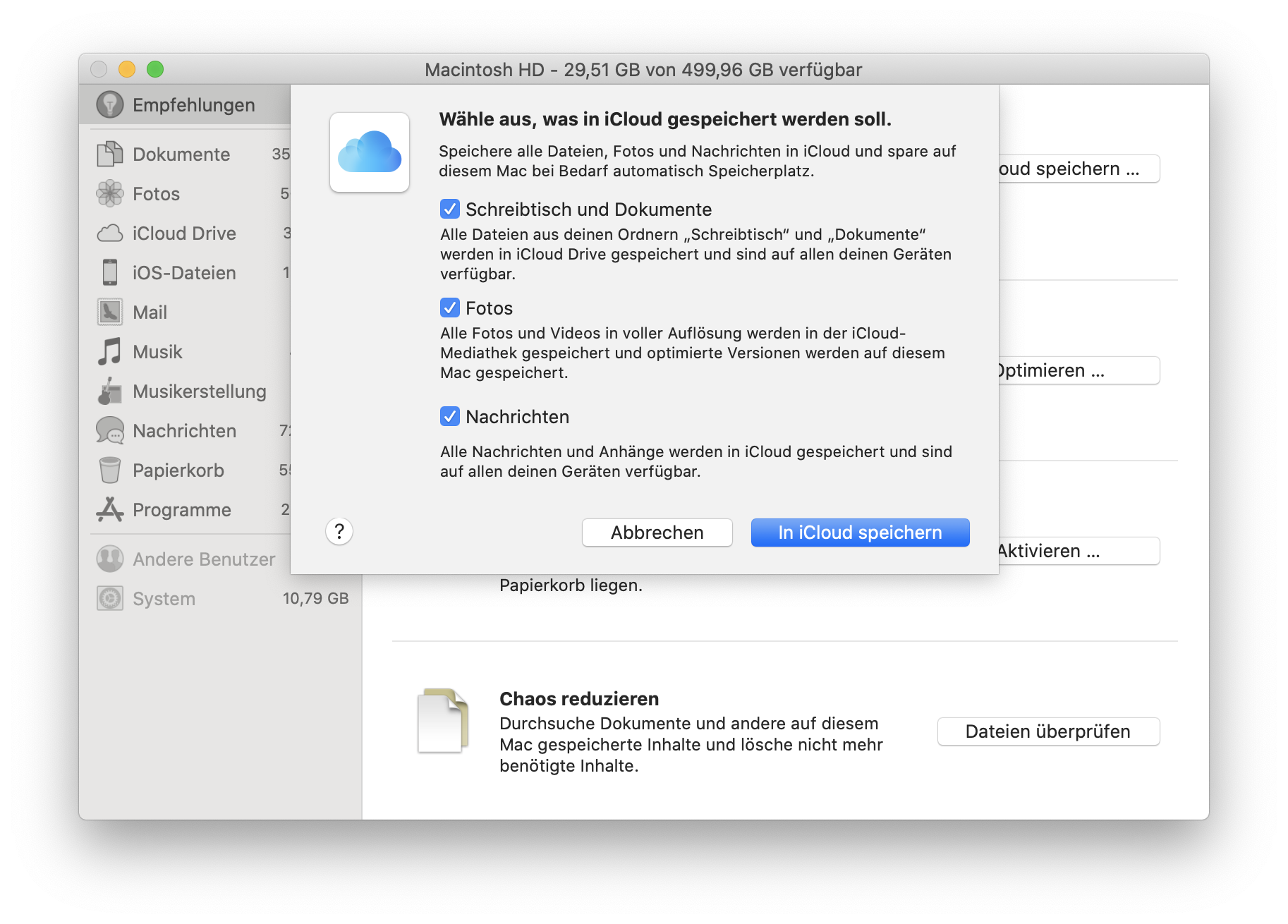 Festplatte aufräumen Mac - mehr Platz auf deinem Mac 2