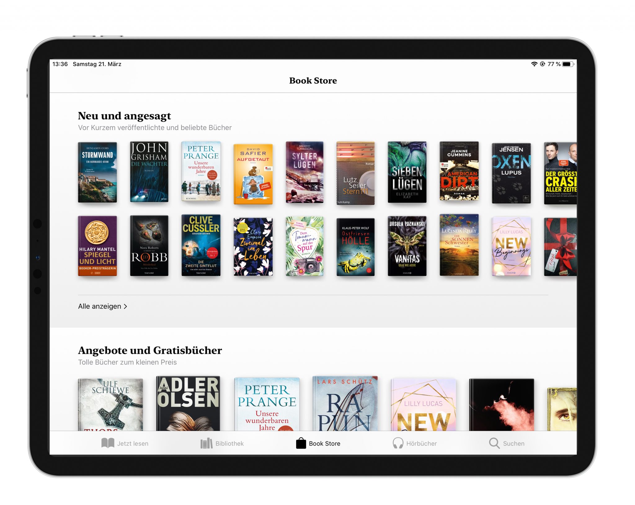 Bücher, Magazine und Zeitschriften auf dem iPad lesen Apfelschule